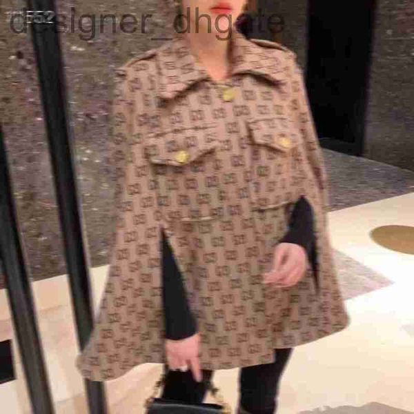 Cape Designer femme cape boutique trench-coat tunique à capuche vestes avec ceinture à manches longues vêtements d'hiver cape manteaux LTU4