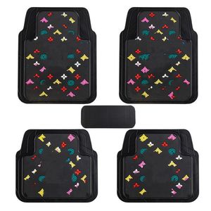 Tapis de pied de voiture pour femmes, coupe universelle, imperméable, antigel, Latex, caoutchouc, plastique, pédale, pièce unique