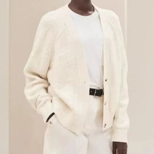 Damesvest 100% wol 2023 herfst / winter nieuwe mode vest comfortabel en eenvoudig V-hals veelzijdig casual damesvest