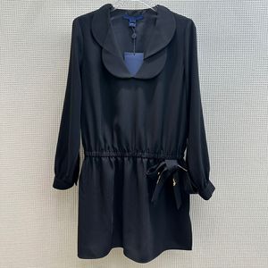 Vestido casual de mujer Primavera nueva camisa de manga larga top camisa falda plana abrigo ajustado vestido de verano