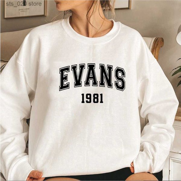 Chris Evans 1981 Unisexe Super-Héros Sweat-shirt À Manches Longues Pulls Femmes Graphic Hoodies Fans Cadeau Sweats T230727