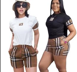 Designer de vêtements pour femmes t-shirts de survêtement pour femmes shorts de luxe marque décontractée J2974