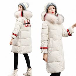 Vêtements pour femmes Vêtements chauds Big col de fourrure à capuche manteau droit simplicité Baggy Lg Puffer vêtements d'extérieur rembourrés hiver k2bN #