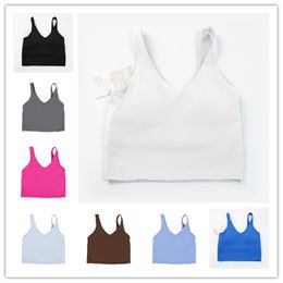 Vêtements féminins Yoga Sports Bra Fitness Top Top Us-en-forme de jogging extérieur sport Femmes Sous-vêtements Fancy Back Bras avec poitrine PAD 2024 TOP VENDRE