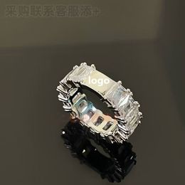 Anillos de clúster femeninos diseñador anillos de diamantes de imitación tamaño 6 7 8 9 Para hombres con caja de regalo cartas de moda