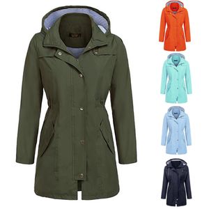 Veste de pluie massive de manteau pour femmes Extérieur Gardez au chaud en hiver sweat à sweat à capuche étanche à capuchon arc-de-pavage