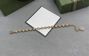 Dames koperontwerper kettingarmband Link Chain Diamond armbanden voor mannen en vrouwen verjaardagscadeau met doos 1121A