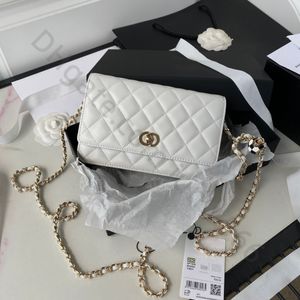 Dameskruisontwerpster Schoudertassen Hoogwaardige lederen messenger Purse Handtassen Mode Cross Body Bags Chain Evening Tassen Koppelingszakken Groothandel.