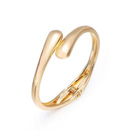 Manchet Bracelet Bangle Rond Hoofd Waterdruppel Femme Bangle Pulseira Mom Gift Q0719