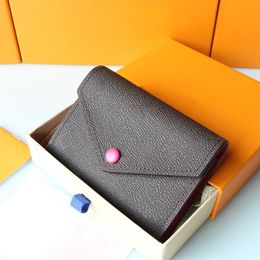 Dames aangepaste portemonnee initiële hoofdletters hoge kwaliteit master ontwerp multicolor korte tassen kaarthouder klassieke rits zak