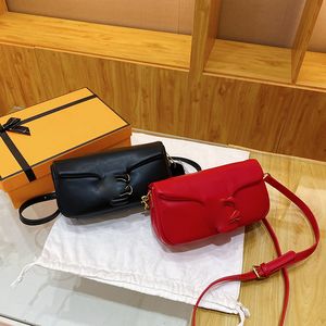 Paquetes de día para mujer con textura de alta gama, bolso cruzado francés de moda de color sólido, bolso de mujer, bolso de hombro de moda, bolso de cadena