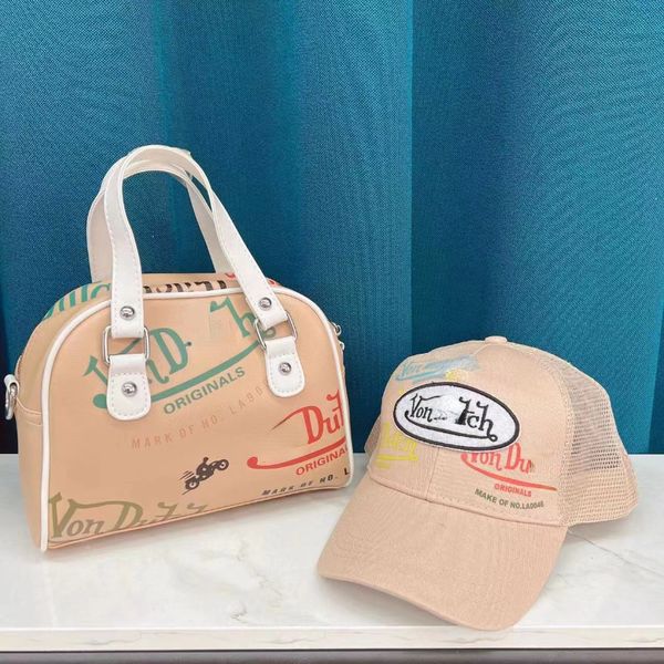 Ensemble de sacs et casquettes de styliste pour femmes, nouvelle lettre imprimée avec Logo, sacs à main de Niche européens et américains