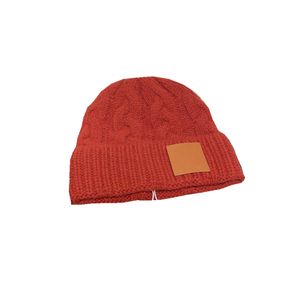 Bonnet de créateur en laine pour femmes, chapeau d'hiver pour hommes, bonnets imprimés avec lettres, chapeaux chauds de couleur unie