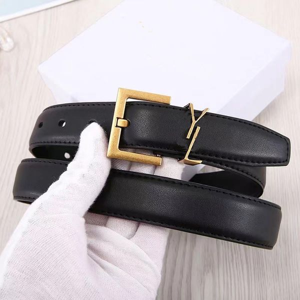 Ceinture de créateur pour femme Ceinture en cuir pour homme assortie à boucle ardillon décorative accessoires 3.0 large simple et polyvalent