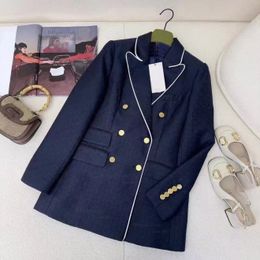 Chaqueta blazer de diseñador para mujer, abrigo, ropa, letra G, estilo académico, primavera y otoño, nuevo top lanzado