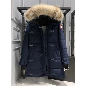 Dames Designer Canadian Goose Halflange versie Pufferjack Donsparka's Winter Dikke warme jassen Dames Winddicht Streetwear491
