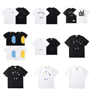 Dames Designer Mode Ha Xi Chao Merk Gedrukte Brief Korte mouwen T-shirt Paar Dezelfde Straat Ha Xi Thee T-shirt zomerjurk