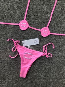 Lettre de mode de créatrice de femmes Logo Swim de maillot de bain imprimé Bikini de maillot de bain pour la plage d'été de maillot de bain sexy