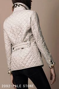 Jacques de créateurs pour femmes d'hiver Cotton Slim Coat Veste de mode de la veste de mode Taille xxxl