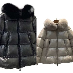 Monclo – doudoune de styliste pour femmes, manteau de luxe, imperméable et froid, à la mode, Style hiver, chaud et épais, véritable FurSM1B
