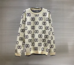 Diseñador de mujeres Sweater Winter Sweater Knitted Round Spring y Autumn Sweater Carta de manga larga Camiseta para mujeres Knitsed de alta calidad