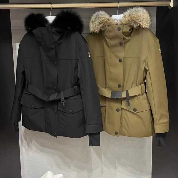 Parkas De Plumas Para Mujer Chaquetas De Mujer Parkas Chaqueta Acolchada De Invierno Para Hombres Chaqueta De Diseñadores De Último Estilo Abrigo De Pelo De Lobo Engrosado Térmico Grueso Rompevientos Cálido