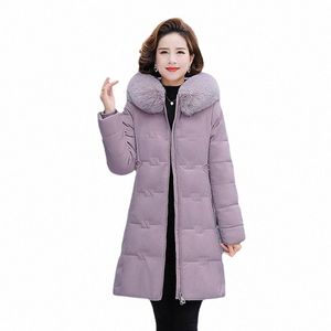 Manteaux de duvet pour femmes hiver mi-longueur épaissie chaud Cott vestes rembourrées pour femmes à capuche lâche mince Parka femmes veste bouffante F7KF #