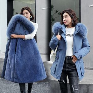 Parkas en duvet pour femmes 2021 mode veste d'hiver épais chaud court femmes manteau élégant 8 couleurs coton à capuche vestes vêtements d'extérieur pour femmes