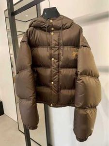 Femme Down Parkas 2023 Hiver Nouveau manteau de portage avec manches détachables à capuche à capuche pour femmes 23 hiver