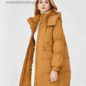 Parkas pour femmes 2023 hiver femmes longue Sle chaud Ski blanc canard doudoune manteaux mode dames sweats à capuche manteaux bouffants L231129
