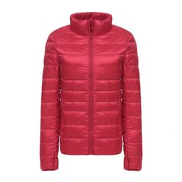 Parkas pour femmes 7XL femmes 90% vestes de canard blanc manteau mince ultra léger automne hiver col montant chaud randonnée Abrigos 221125