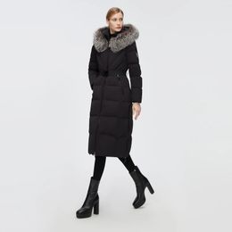 Parkas femme BOSIDENG veste haut de gamme femmes hiver profond 90 duvet d'oie XLong manteau chaud imperméable coupe-vent col de fourrure B20142378 231115