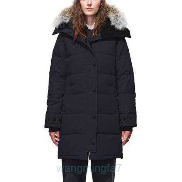 Parkas de plumón para mujer, plumón de ganso largo canadiense Shelburn, versión Original pura, chaqueta cálida gruesa para exteriores 3285