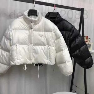 Dames Down Parkas Designer 2023 Convertible Jacket voor vrouwen Gevlette korte jas Winter Afneembare mouwen IWTX