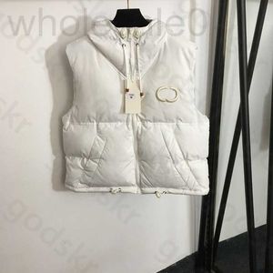 Veste à capuche brodée pour femme, parka de styliste, à la mode, à manches classiques, gilet de styliste, ample et chaud, pain Q3JZ