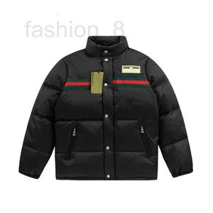 Parkas pour femmes Designer hiver lettre brodée rouge ruban vert pain vers le bas manteau à capuche 4URB pour hommes