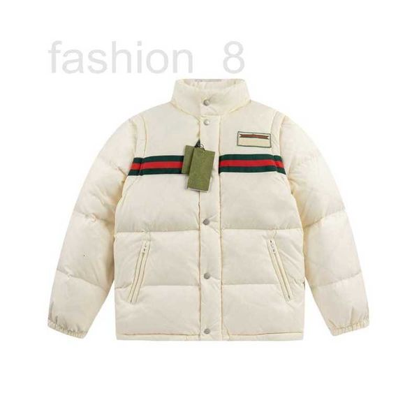 Parkas pour femmes Designer hiver lettre brodée rouge ruban vert pain vers le bas manteau à capuche hommes 6CDQ