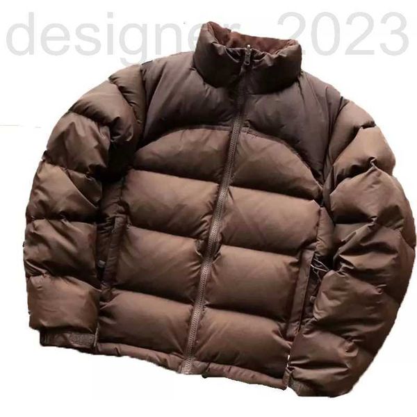 Femmes Down Parkas Designer Femmes Brown Puffer Veste Vestes Mens Styliste Lettre Coupe-vent noir Célèbre marque Couple Vêtements d'extérieur pour femmes Manteaux courts