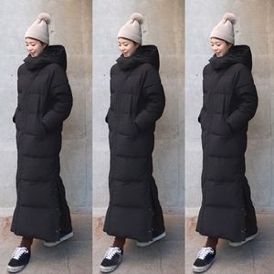 Parkas pour femmes mode sur le genou vêtements en coton longue grande taille veste rembourrée en coton hiver pain porter version coréenne manteau ample 221207