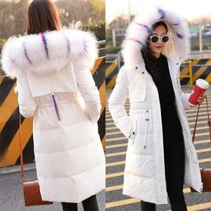 Parkas pour femmes à la mode de haute qualité manteau à capuche dames Parker veste grand col garniture hiver haut chaud manteaux doublés de fourrure T220928