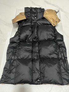 Parkas de mujer de alta calidad Otoño Invierno Moda Puffer Chaleco con capucha Sin mangas Chaqueta de plumón de pato Femme Feather Bodywarmer ZN154 HKD230725