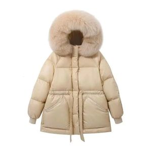 Doudoune femme Parkas vestes pour femmes manteau d'hiver Parka femme décontracté couleur unie manteau épaissi capuche de fourrure épaissi chaud vers le bas coton veste femmes 231115