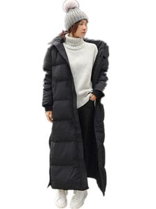 Womens Down Parka Parka Coat Extra Maxi Long Winter Jacket Women Hooded Oversized Female Lady Windbreaker Overcoat Outwear Clothing Quilt