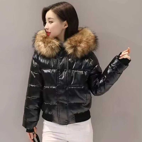 Parkas en duvet pour femmes Parkas femme mode veste d'hiver manteaux courts nouveau 2023 veste femme européenne hiver imperméable femme doudoune ParkasL231215