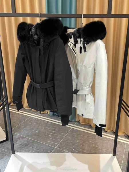 Parkas en duvet pour femmes, prix spécial Shenzhen m Chunyuan Goose, combinaison de ski pour femmes, col en fourrure de grand renard, doudoune rose V6oa