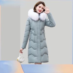 Manteau d'hiver Parkas pour femmes pour femmes vêtements mi-long mince à capuche doudoune épaissir manteaux chauds Chaquetas Invierno Mujer LM 221205