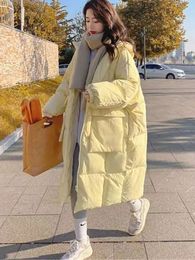 Dames down parkas winter katoenen jassen voor vrouwen causale mode warme jassen vrouwelijk verdikte puffer jas zwarte blanke vrouw 221201