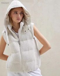 Parka en duvet d'oie pour femme, manteau de haute qualité, 100% cachemire, fait à la main, paillettes et perles, 231005