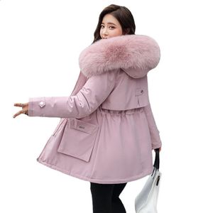 Parkas pour femmes veste d'hiver chaud col de fourrure épais pardessus mode longue à capuche Parkas veste femme vêtements femme vêtements de neige manteau 231118