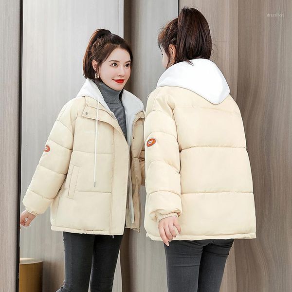 Parkas en duvet pour femmes manteaux et vestes pour femmes veste d'hiver Parka blanche avec des vêtements de mode coréenne à capuche